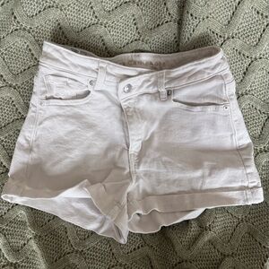 American Eagle Outfitters Women's White Jean Shorts